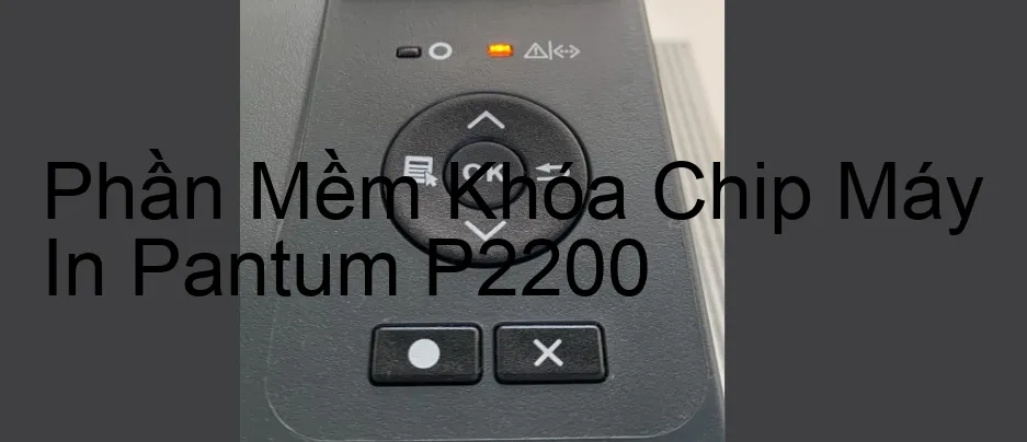 Phần mềm reset chip mực máy in Pantum P2200