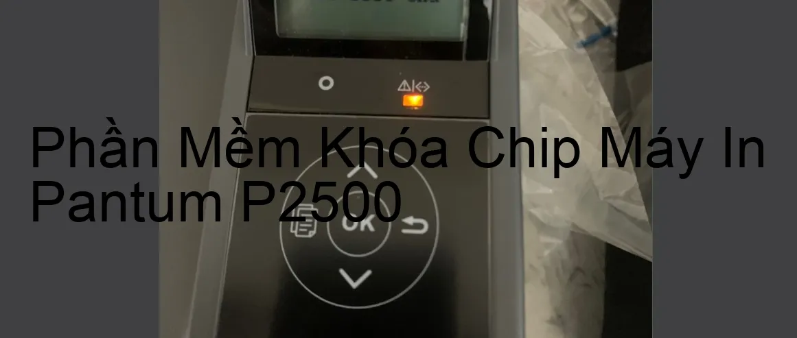 Phần mềm reset chip mực máy in Pantum P2500